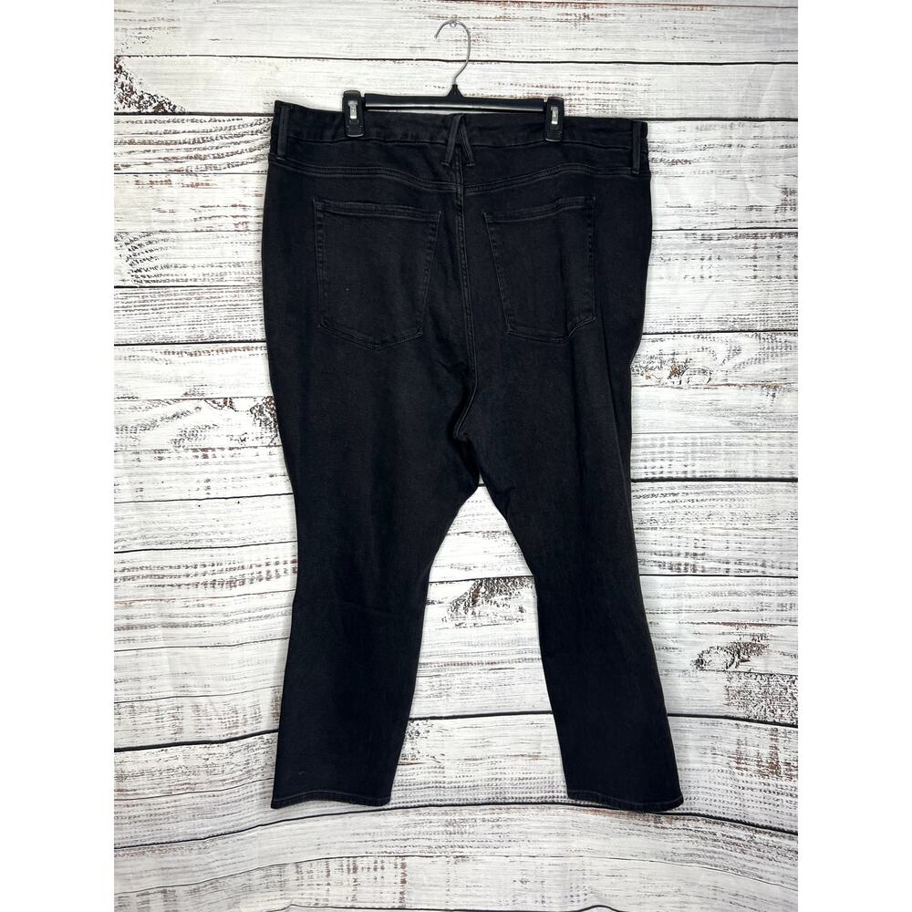 Good American Good Curve Skinny Jeans Distressed Black NWT 22 - Picture 5 of 5